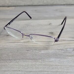 Coach Eyeglasses Petra 1026 Lilac Frames Only‎ 50-18 135mm Half Rim Rectangle